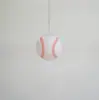 Lâmpada Decorativa Cruzada da Copa do Mundo de Futebol da Amazon Lanterna Portátil Basquete Futebol Softball Rugby Lanterna de Papel