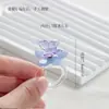 Zibo esmalte colorido anel giratório nicho borboleta Boshan vidro cristal joias artesanais presente rede vermelha atacado