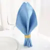Paño de Boca Sentido de Alta Calidad Trapo Plegado Flor Barra Toda la Tela de Algodón Restaurante Hotel Jacquard Occidental Mantel Individual Rojo Limpia Tazas Alta Calidad