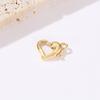 Venta al por mayor de fábrica Zhongxing color oro real de 14k accesorios regulares amor elefante broche de langosta accesorios de joyería hechos a mano diy