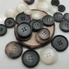 Botones de Resina Listos para Usar, Botones Imitación Cuerno con Textura de Patrón Adhesivo, Botones para Traje y Gabardina, Botones para Ropa, Botones para Abrigo