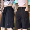 Pantalones Cortos de Verano Finos de Cinco Puntos Deportivos de Corte Holgado de Moda para Estudiantes Hombres Pantalones Cortos de Seda de Hielo para Uso en Exteriores Pantalones Cortos Casuales de Secado Rápido para Hombres