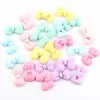 Pasador de Pelo de Pajarita Accesorios de Resina para Manualidades Accesorios para Niños Accesorios Accesorios para el Cabello de Pajarita Banda de Goma Material de Pegamento Cremoso para Manualidades