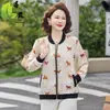 Casaco Fino de Primavera para Mulheres no Ano do Cavalo, Cardigã Casual Estiloso para Senhoras de Meia-Idade e Idosas, Roupa de Primavera e Verão para Idades 40-60