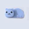 Soporte para cepillo de dientes de dibujos animados lindo 2 pasta de dientes limpiador facial clip colgante fuerte adhesivo sin perforaciones estante de almacenamiento montado en la pared