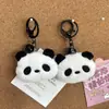 L72 Boneca Sino Panda Pingente de Mochila Chaveiro Fofo Brinquedo de Pelúcia Boneca de Carro Pendente de Bolsa