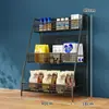 Estante de almacenamiento para snacks, para el hogar, para bebidas, frutas, estante de almacenamiento multicapa, estanterías de supermercado, mostrador de caja, estante de exhibición multifuncional