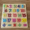 Rompecabezas Cognitivo de Descomposición de Emparejamiento Alfanumérico con Formas de Madera Rompecabezas para Niños de 1-3-6 Años Juguetes Educativos de Primera Infancia