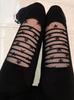 Leggings de Encaje Modal, Pantalones Transparentes de Malla, Pantalones Ajustados, Pantalones Cortos, Pantalones de Algodón de Talla Grande de Alta Elasticidad Estilo Lápiz, Pantalones Adelgazantes