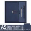 Caderno A5 transfronteiriço personalizado para registro de reuniões, bloco de notas simples para escritório comercial, personalizável com impressão de logotipo