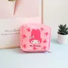 Bolsa de almacenamiento portátil para toallas sanitarias de tela estilo japonés para niña estudiante cambio bolsa de almacenamiento linda