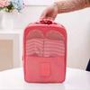 Nueva Bolsa de Almacenamiento para Zapatos de Viaje para Viaje de Negocios con Tres Ranuras para Zapatos, Bolsa de Almacenamiento de Doble Capa, Bolsa de Almacenamiento de Malla para Viaje al por Mayor
