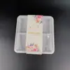 Doce de Carne Folhado Massa Folhada Massa de Gema de Ovo Massa de Neve Bolo de Arroz Glutinoso Bolo da Lua Pele de Neve Caixa de Embalagem Caixa de Fundo Branco 4 Peças Embaladas Individualmente