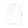 BT052-55 placa de mesa de casamento acrílica transparente hexagonal retangular redonda número de mesa placa de assento DIY