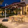 Guarda-sol externo Jialan, guarda-sol romano estilo villa, guarda-sol externo, guarda-sol de jardim, guarda-sol de pátio, guarda-sol de terraço externo