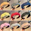 Diadema de Moda Transfronteriza para Lavado de Cara de Influencer, Diadema Nudosa de Color Sólido Cruzada a la Moda, Diadema Elegante para Mujer con Hebilla, Accesorio para el Cabello