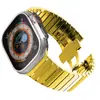 Para relógio Apple S10 com fivela borboleta de aço inoxidável prateada AppleiWatch86se25 business