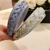 Nueva Banda para el Cabello Estilo Chino Trenza Pintura a la Tinta Retro Simple Fresca Cuatro Estaciones Diaria Ligera Tarjeta para el Cabello para Lavarse la Cara
