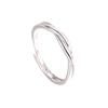 Anillo de pareja entrelazado de amor plateado anillo de pareja femenino INS nicho personalidad simple anillo de pareja masculino anillo abierto de diamante moda