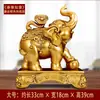 Un par de adornos de elefante para atraer la riqueza, adecuados para sala de estar, mueble de vino, recibidor, decoración de escritorio de oficina, regalos de inauguración de casa