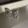 Pinzas para Oreja de Ala de Mariposa con Circonita Sin Perforar para Mujer Estilo Y2K Dulce Fresco Chica Picante Pendientes Oreja de Duende Reductoras de Cara Brazaletes para Orejas
