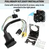 Adaptador de Cabo Conversor 4 para 4+7 para Reboque de Carro Americano Plug de Saída Dupla para Luzes do Carro Tiantai