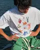 Camisetas Oversized Gráficas de Lâmpadas Góticas 2024 Pro Choice Casu