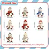 Ornamentos de Acrílico para Pendurar Boneco de Neve de Natal Mais Vendidos Transfronteiriços Decoração de Árvore de Natal Pingentes Festa de Feriado Pingentes de Acrílico