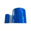 Cinta transportadora azul de PVC/PU personalizada con patrón de diamante antideslizante para línea de ensamblaje, cinta transportadora de grado alimenticio, fabricante