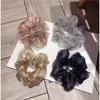 Grande organza intestino grosso anel de cabelo ~ ins coreano fada corda malha bm porco intestino grosso cabelo anel de cabelo acessório corda de cabelo