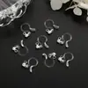 Acessórios para Brincos DIY Clipe de Orelha U-Shaped de Resina Japonês e Coreano Invisível Conversor para Brincos de Argola de Metal Brincos Sem Furo