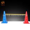 Barril de obstáculos con cono de carretera, barricada, marco elevado, equipo de entrenamiento de fútbol, con fondo cuadrado de 52 cm y logotipo perforado.