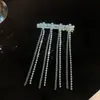 Horquilla de borla con diamantes completos Cuchara trasera Pinza de pico de pato Pinza lateral Pinza para flequillo Pinza lateral de strass Accesorios para el cabello Super Brillantes