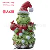 Luz nocturna brillante de Papá Noel con dedo medio, para Navidad transfronteriza, luces decorativas para porche y balcón para crear un ambiente festivo