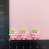 Mini Cacto Grapefruit Morango Acessórios DIY Arte para Unhas Cabo de Dados Brincos Brincos Acessórios Decorativos