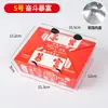 Caja de Empaque para Pollo Frito Lata Toallita Papel de Aluminio Estilo Coreano No Plegable Patas de Pollo A Prueba de Grasa Aislamiento Térmico Caja de Empaque para Llevar Caja de Papel