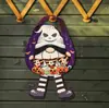 Bolsa de Dulces de Regalo de Halloween Nueva Transfronteriza para Niños, Bolsa de Tote Creativa con Estampado de Calabaza de Dibujos Animados y Gnomo, Tela No Tejida