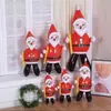 Muñeco Inflable de PVC de Papá Noel Retrato Familiar Adornos Navideños Accesorios de Decoración para Tienda de Centro Comercial Suministro Transfronterizo