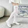 Calcetines Largos JK con Estampado de Chica Dulce y Linda Estilo Japonés Dibujos Animados Expresión Verano Estilo Delgado Calcetines de Terciopelo Hasta el Muslo