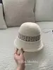 Sombrero de Pescador de Punto Estilo Étnico Retro para Mujer, Sombrero de Pescador Tejido Calado de Primavera y Verano, Visera para Adelgazar el Rostro