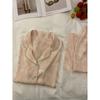 Pijama Azul Casual y de Alta Gama 2026 Nuevo para Primavera y Otoño para Mujer con Mangas Largas y Popular Estilo Femenino Conjunto de Ropa para el Hogar