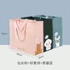 Bolso Tejido de Mano Gran Capacidad Compras Bolsa de Embalaje PP Bolsa de Regalo Publicitaria Logotipo Impreso Ropa Impermeable Bolso de Piel de Serpiente