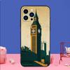Capa de telefone London Big Ben para iPhone15 City Travel