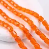 Contas de Barril de 8mm Contas de Vidro Cristal com Furo Reto Cilíndricas de Cristal Contas Soltas DIY Pulseira Colar Brincos Acessórios de Cabelo Materiais Auxiliares Acessórios
