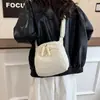 Bolso Mujer 2025 Otoño Nuevo Moda Casual Bolso Concha Color Sólido Más Fácil de Combinar Gran Capacidad Bolso de Hombro Cruzado