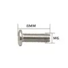 Fábrica fuente hierro galvanizado perno de cabeza plana herrajes para muebles accesorios conector cabeza grande plana cabeza hexagonal tornillo