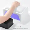 Sai'Erqi L6 Almohada de Mano Lámpara de Uñas de Alta Potencia para Doble Mano Inclinada Máquina de Fototerapia para Uñas Secador de Uñas Lámpara de Uñas
