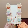Corrente Original para Testa Estilo Chinês para Meninas, Acessório de Cabelo Estilo Antigo Hanfu, Grampo de Cabelo com Borla, Adorno de Cabelo Florido, Corrente para Sobrancelha para Sessão de Fotos com Traje Tradicional