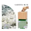 Procesamiento y Personalización de Aromaterapia Creativa para Coche, Colgante de Accesorios de Interior de Coche de Gama Alta, Perfume de Coche de Gardenia de Fragancia Duradera