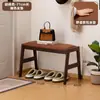 Banco para Trocar Sapatos de Entrada com Sapateira Integrada, Armário de Sapatos Simples para Apartamentos de Aluguel, Solução de Banco Estável Minimalista para Casa